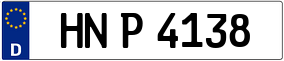 Truck License Plate
